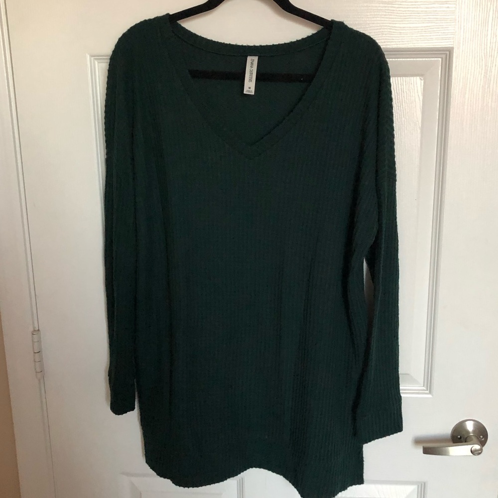 Green Waffle Tunic